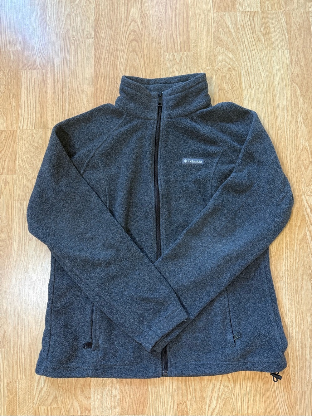 Columbia Women's Benton Springs Full Zip Fleece Jacket, Charcoal Grey - Size L